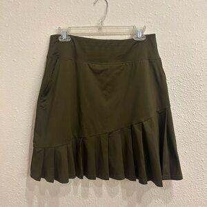 Elegant Olive Women's Skort